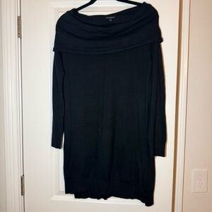 Express Black Off-the-Shoulder Sweater